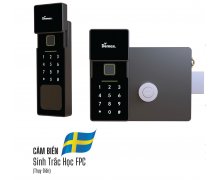 Khoá vân tay cửa cổng chống nước DEMAX SL608 GB APP