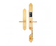 DEMAX – KHÓA CỬA THÔNG MINH HÀNG ĐẦU KHÓA ĐẠI SẢNH BIỆT THỰ TÂN CỔ ĐIỂN EL888 24K BRASS