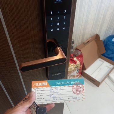 Khóa vân tay Kaimi BTM101 - Màu viền đồng