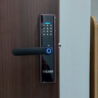 Khóa vân tay Kaimi S12 - Viền đồng