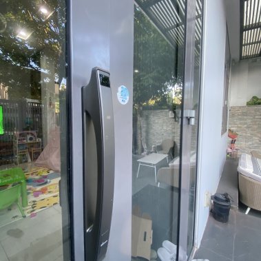 Khóa thông minh nhận diện khuôn mặt cửa nhôm sắt - chống nước DEMAX EL902 GS APP + REMOTE