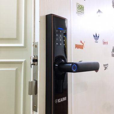 Khóa vân tay Kaimi S12 - Viền đồng