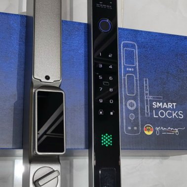 Khóa thông minh nhận diện khuôn mặt Face ID cho cửa nhôm sắt - chống nước DEMAX SL906 AG APP WIFI