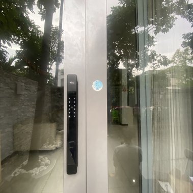 Khóa thông minh tự động cửa nhôm sắt chống nước DEMAX SL801 BL APP WIFI