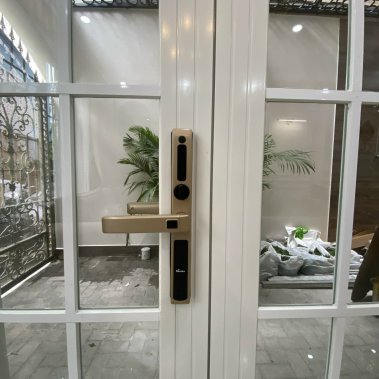 Khóa thông minh cửa nhôm sắt chống nước DEMAX EL688 CG APP WIFI