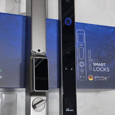 Khóa thông minh nhận diện khuôn mặt Face ID cho cửa nhôm sắt - chống nước DEMAX SL906 AG APP WIFI