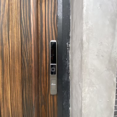 Khóa thông minh cửa nhôm sắt chống nước - tay nắm DEMAX EL506 SD