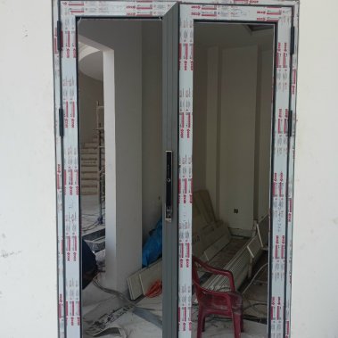 Khóa thông minh tự động cửa nhôm sắt chống nước DEMAX SL808 CG CNC APP + REMOTE