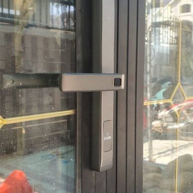 Khóa vân tay cửa nhôm Kaimi CN108 - Màu bạc