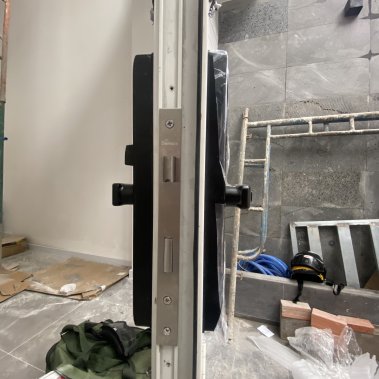 Khóa thông minh cửa nhôm sắt chống nước DEMAX EL588 BL