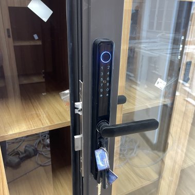 Khóa thông minh cửa nhôm sắt chống nước DEMAX EL-C103 SB