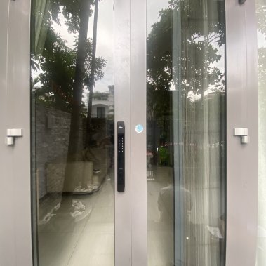 Khóa thông minh tự động cửa nhôm sắt chống nước DEMAX SL801 BL APP WIFI