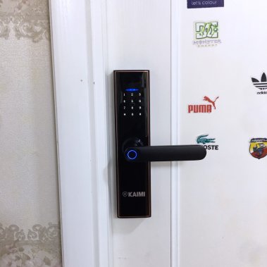 Khóa vân tay Kaimi S12 - Viền đồng