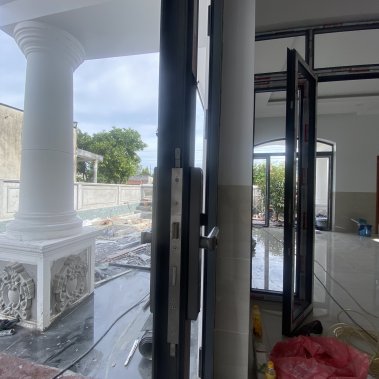 Khóa thông minh cửa nhôm sắt chống nước DEMAX EL588 AG