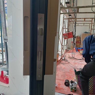 Khóa thông minh tự động cửa nhôm sắt chống nước DEMAX SL808 CG CNC APP + REMOTE