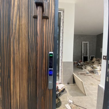 Khóa thông minh cửa nhôm sắt chống nước - tay nắm DEMAX EL606 SD APP WIFI