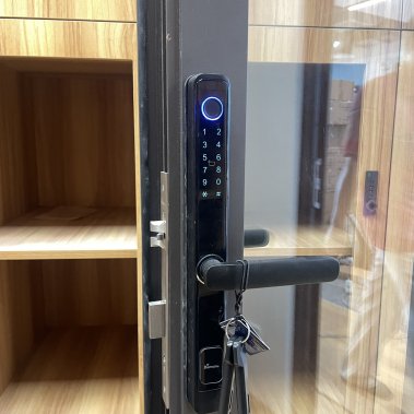 Khóa thông minh cửa nhôm sắt chống nước DEMAX EL-C103 SB APP