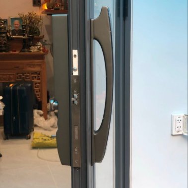 Khóa thông minh nhận diện khuôn mặt Face ID cho cửa nhôm sắt DEMAX EL902 AG APP WIFI - chống nước