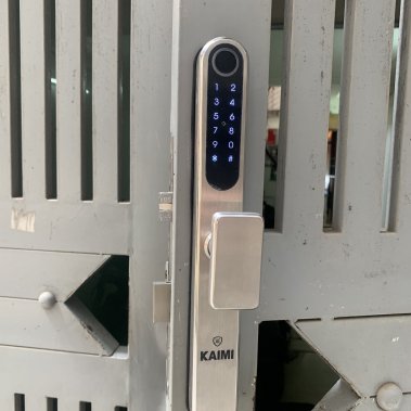 Khóa vân tay cửa nhôm Kaimi CN104 - Tay nắm - App TTLock Bluetooth