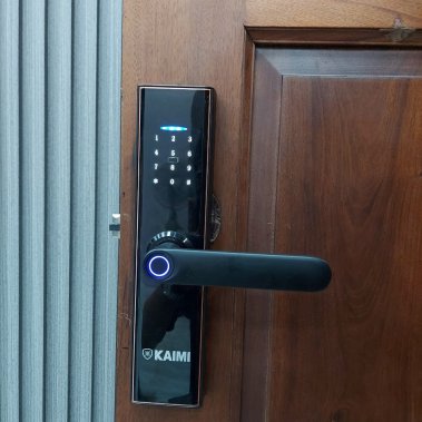 Khóa vân tay Kaimi S12 - Viền đồng