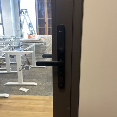 Khóa thông minh cửa nhôm sắt chống nước DEMAX EL-C103 SB