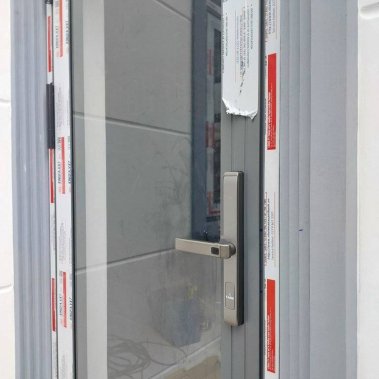 Khóa vân tay cửa nhôm Kaimi CN108 - Màu bạc