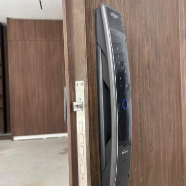 Khóa thông minh nhận diện khuôn mặt Face ID - camera màn hình chuông DEMAX EL918 MG APP 