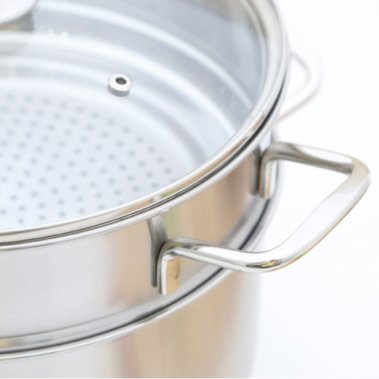 Bộ Nồi Inox Cao Cấp 5 Chiếc Fivestar Nắp Kính