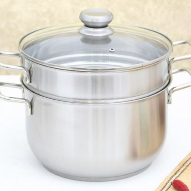 Bộ Nồi Inox Cao Cấp 5 Chiếc Fivestar Nắp Kính