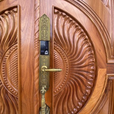 Khóa thông minh đại sảnh - biệt thự Demax SL886 GB - APP WIFI