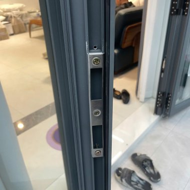 Khóa Thông Minh Cửa Nhôm Demax EL699 LUX AG - Mở Vân Tay, WiFi, Chống Nước