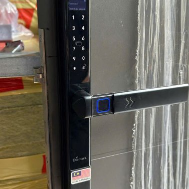 Khóa Thông Minh Cửa Nhôm Demax EL689 BN - Camera Giám Sát, Chống Nước