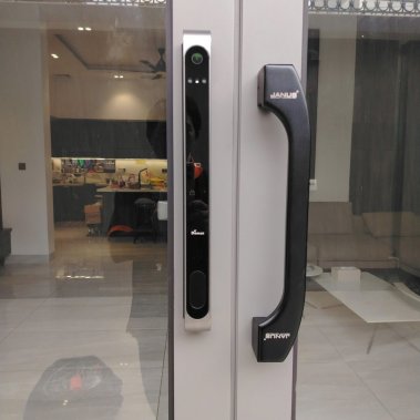 Khóa Thông Minh Cửa Nhôm Demax EL998 GS CNC – Nhận Diện Khuôn Mặt, Vân Tay, Camera, Chống Nước