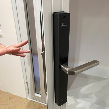 Khóa thông minh cửa nhôm sắt chống nước DEMAX EL-C102 AG