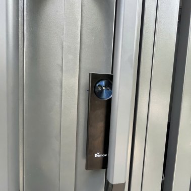 Khóa điện tử thông minh cửa cổng Face ID chống nước Demax EL-G908 GB CNC