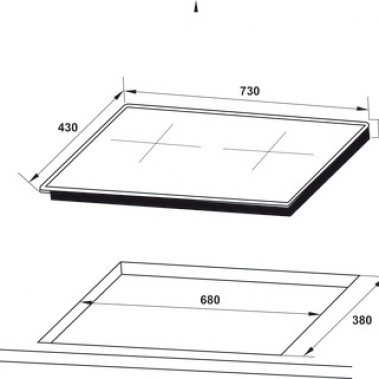 Bếp từ âm 2 vùng nấu HC-I3732A Hafele 536.61.736