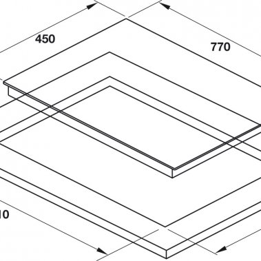 Bếp từ kết hợp điện HC-M773D Hafele 536.61.705