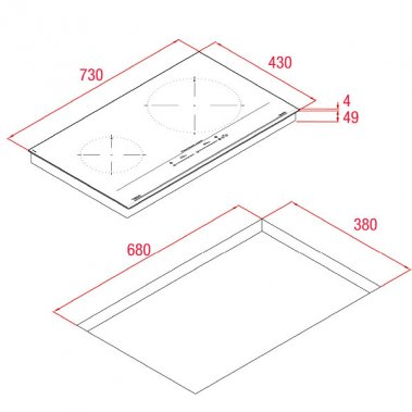 Bếp từ đôi Teka IBC 7322 S - 112510040