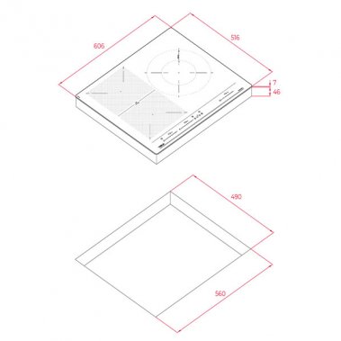 Bếp 3 từ Teka ITF 65320 MSP - 112510016
