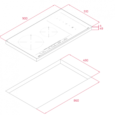 Bếp từ Teka IZS 96700 MST BK 112500033