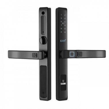 Khóa vân tay cửa nhôm Kaimi CN108 Màu đen - Tay nắm