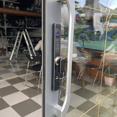 Khóa vân tay cửa nhôm Kaimi CN110 - Tay nắm