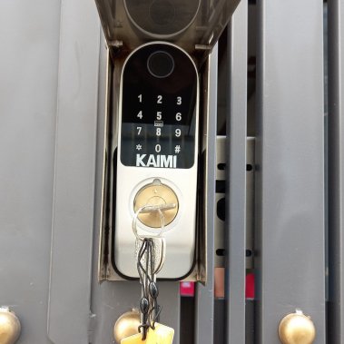 Khóa cửa cổng KAIMI CS101 - vân tay 2 mặt