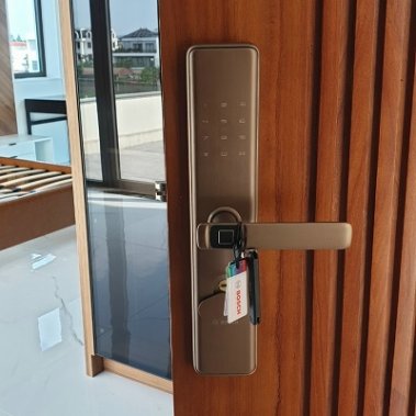 Khóa vân tay Bosch ID 30B EU AMBER GOLD (Màu vàng đồng)