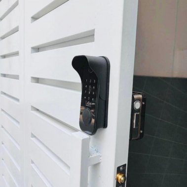 Khoá vân tay cửa cổng chống nước Laffer A18 - vân tay 2 chiều
