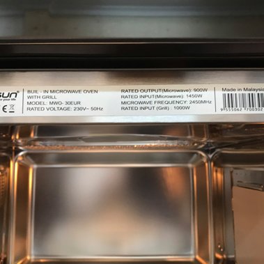 LÒ VI SÓNG KẾT HỢP NƯỚNG 2IN1 EUROSUN MWO-30EUR