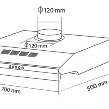 MÁY HÚT MÙI EUROSUN EH-70C18V VÂN GỖ
