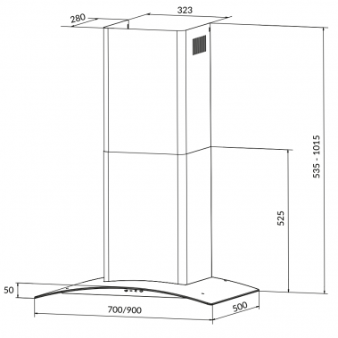 MÁY HÚT MÙI EUROSUN EH-90K26S