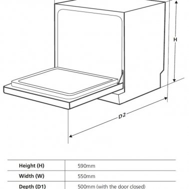 MÁY RỬA BÁT EUROSUN SMS60E08EB