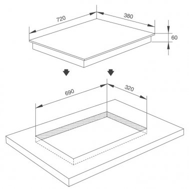 Bếp điện từ kết hợp 1 từ 1 hồng ngoại Malloca MH-02IR SB